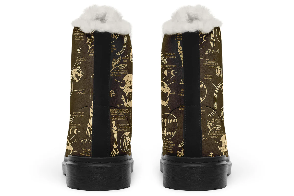 Tan Cat Study Winter Boots - Image 4