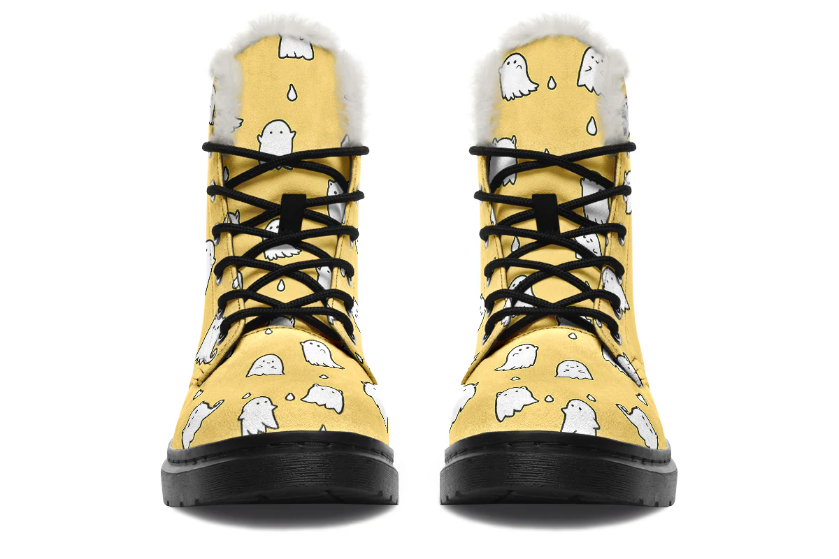 Gold Ghost Party Winter Boots - Image 3