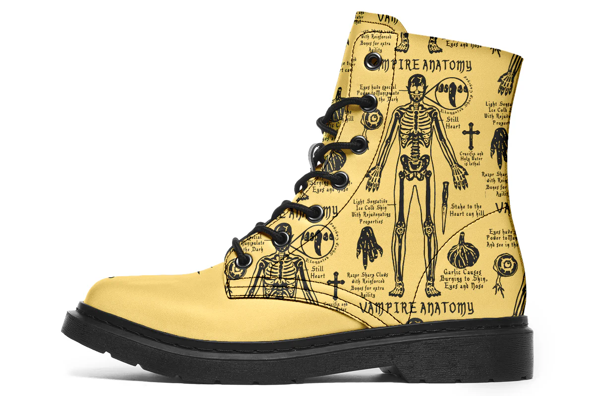 Gold Vampire Study Boots