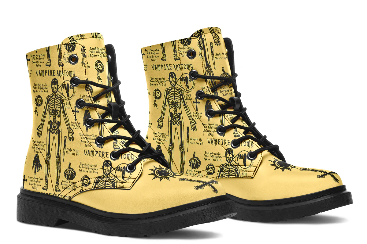 Gold Vampire Study Boots - Image 2