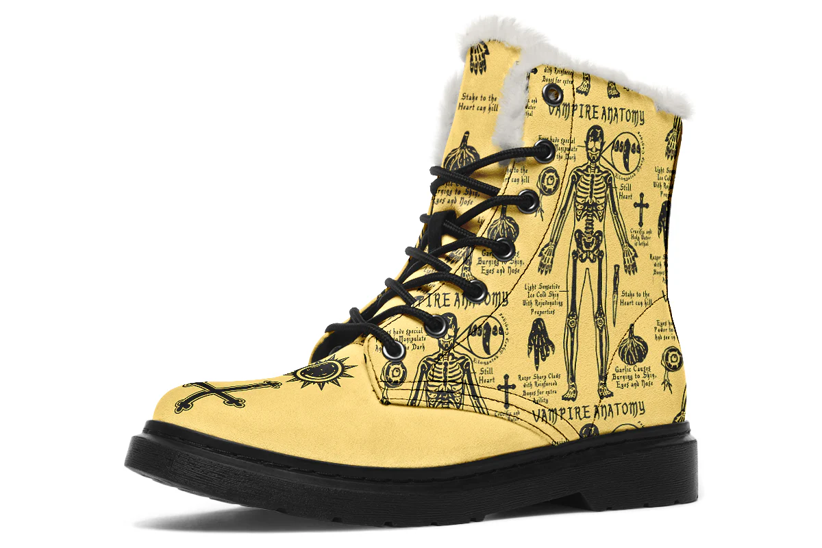 Gold Vampire Study Winter Boots