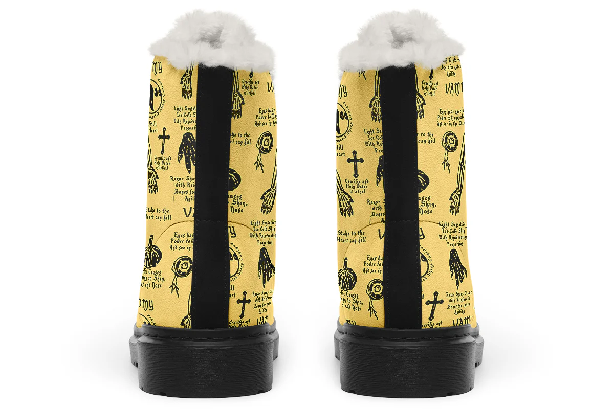 Gold Vampire Study Winter Boots - Image 4