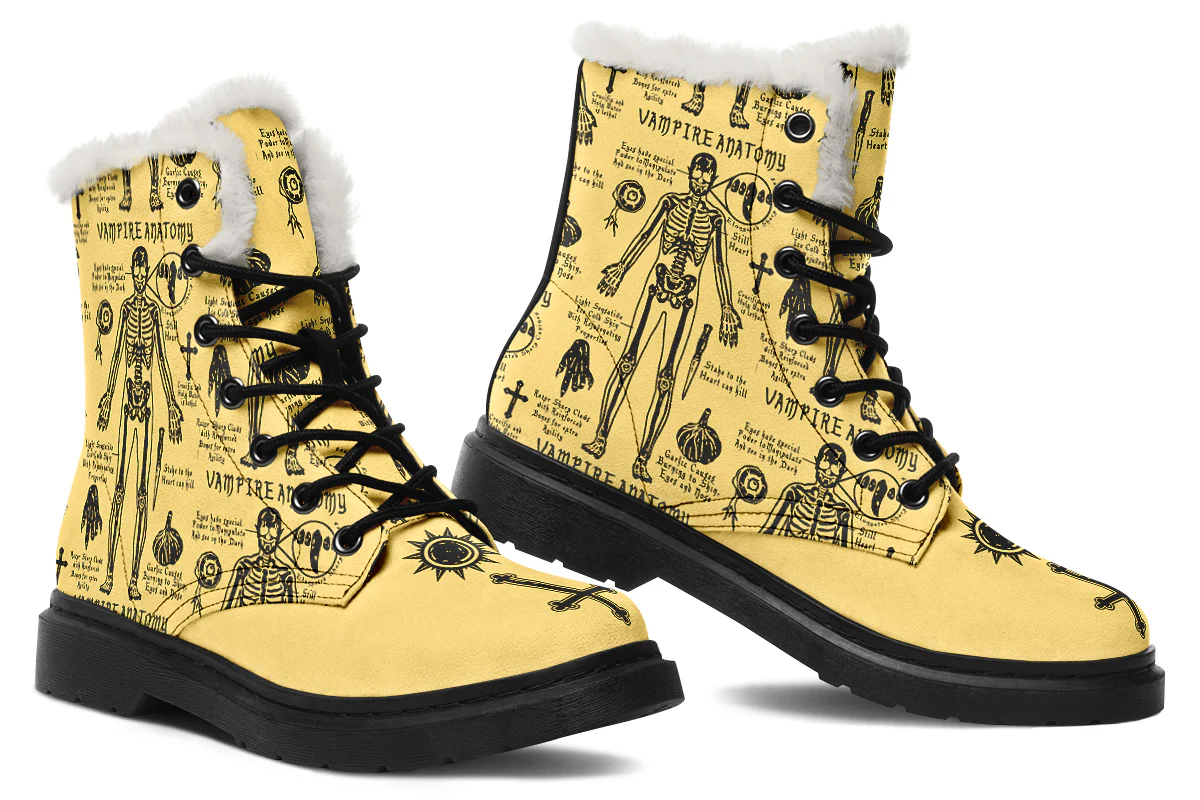Gold Vampire Study Winter Boots - Image 5