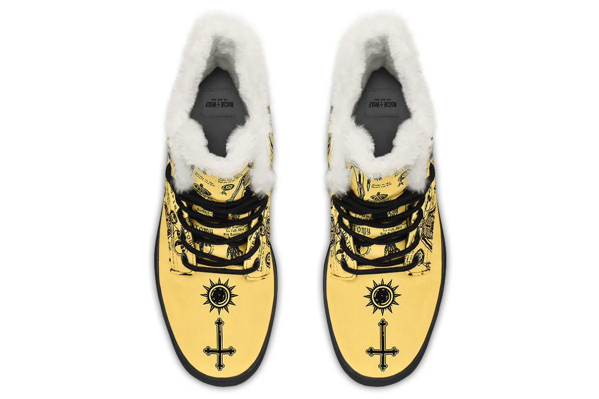 Gold Vampire Study Winter Boots - Image 7