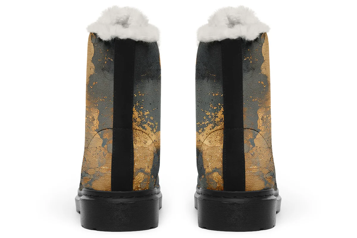 Golden Ochre Winter Boots - Image 4