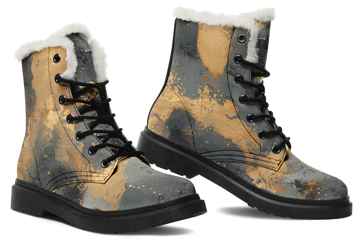 Golden Ochre Winter Boots - Image 5