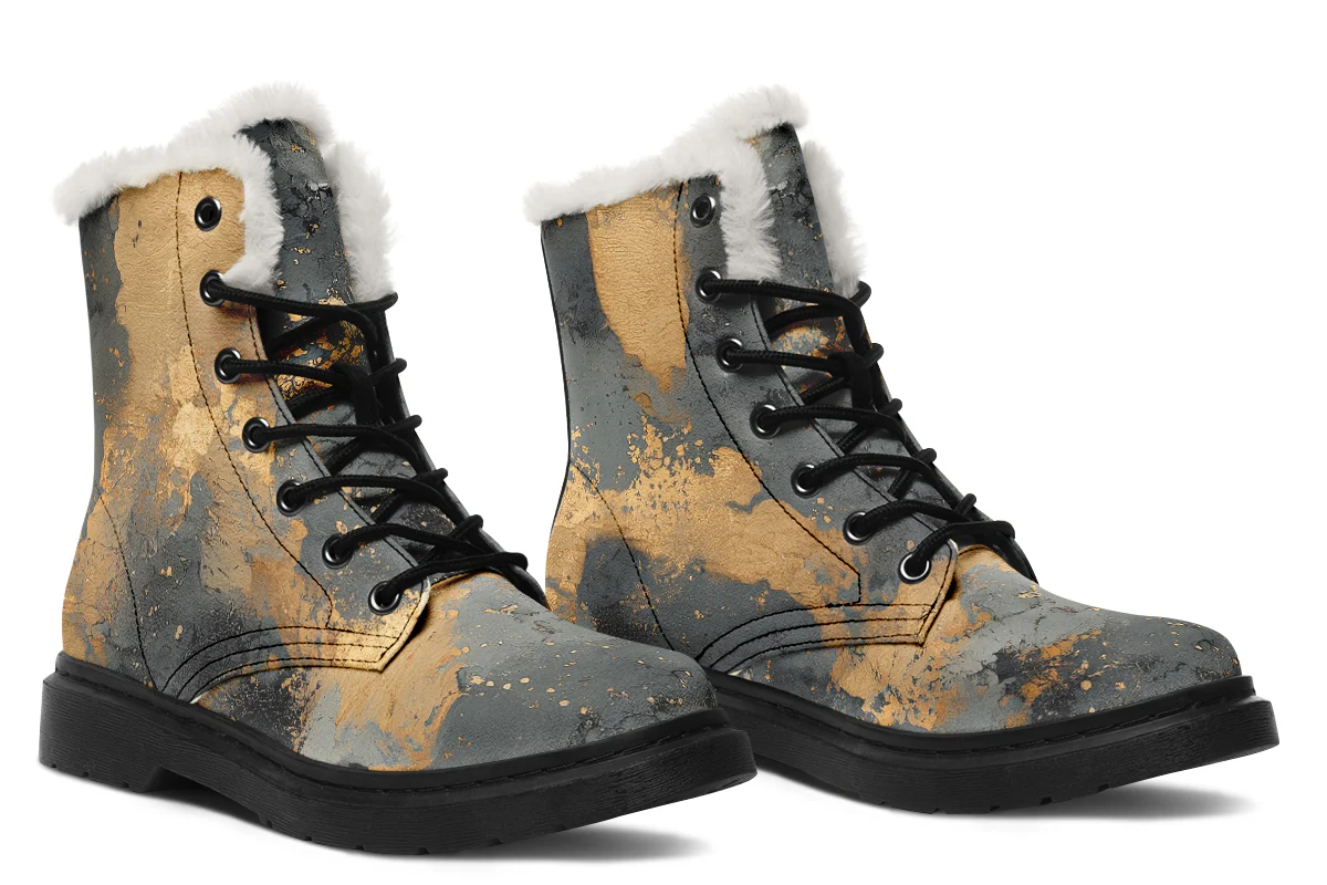Golden Ochre Winter Boots - Image 6