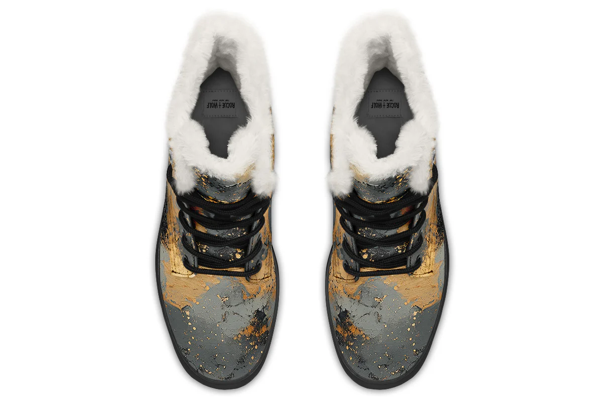 Golden Ochre Winter Boots - Image 7