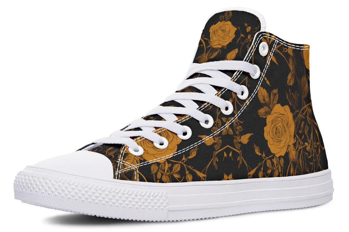 Golden Rose Romance High Tops - Image 11