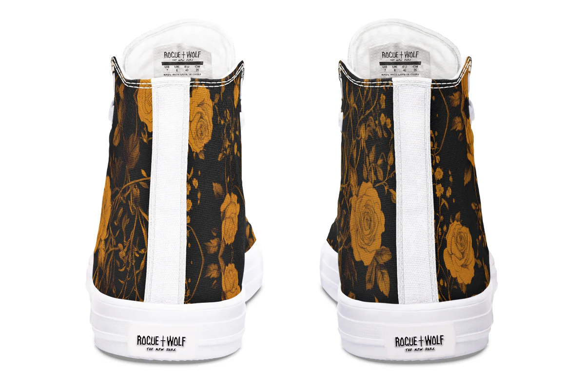 Golden Rose Romance High Tops - Image 17
