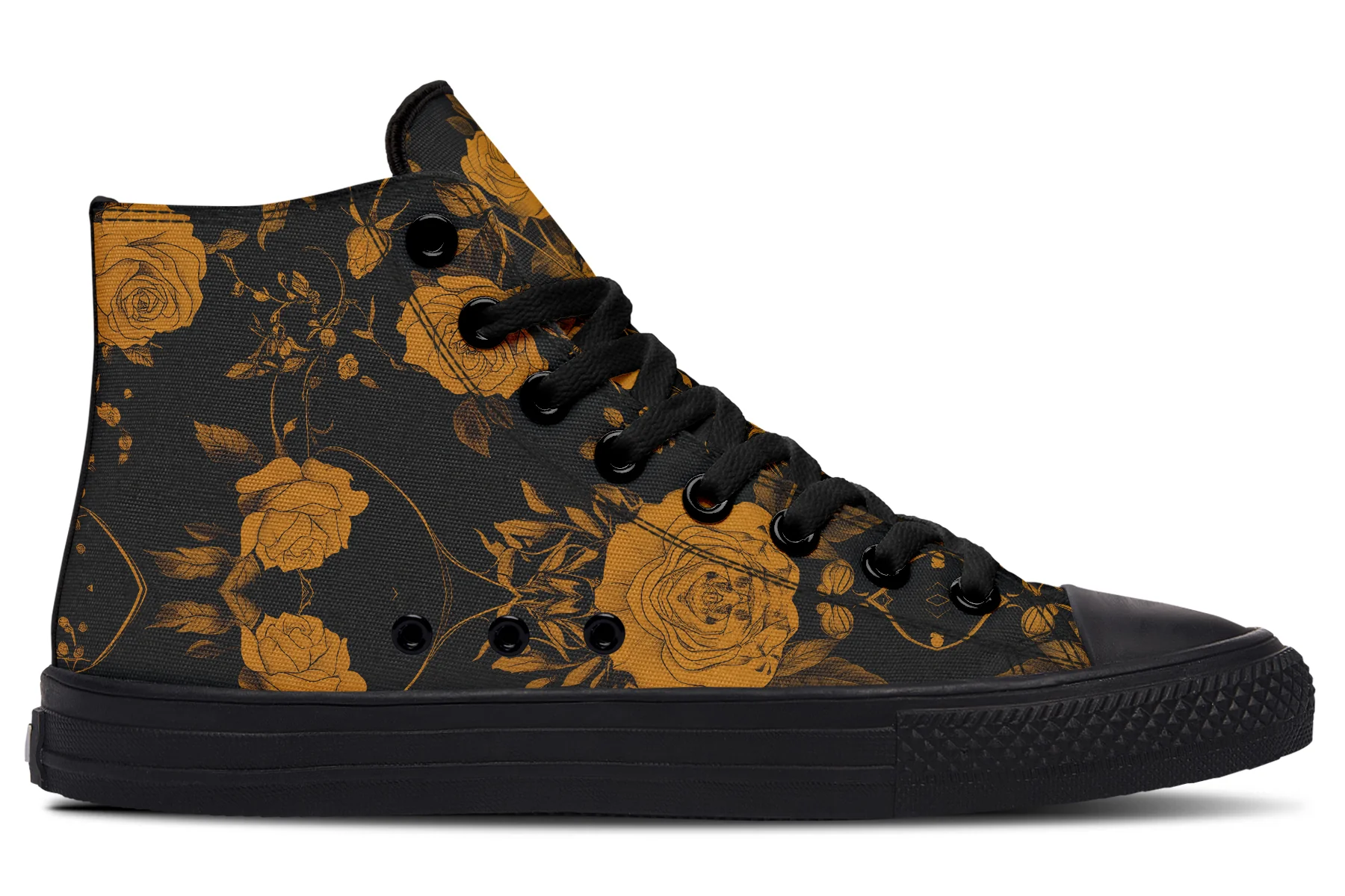 Golden Rose Romance High Tops - Image 3