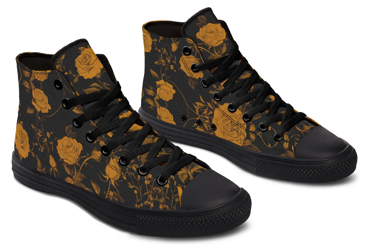 Golden Rose Romance High Tops - Image 5