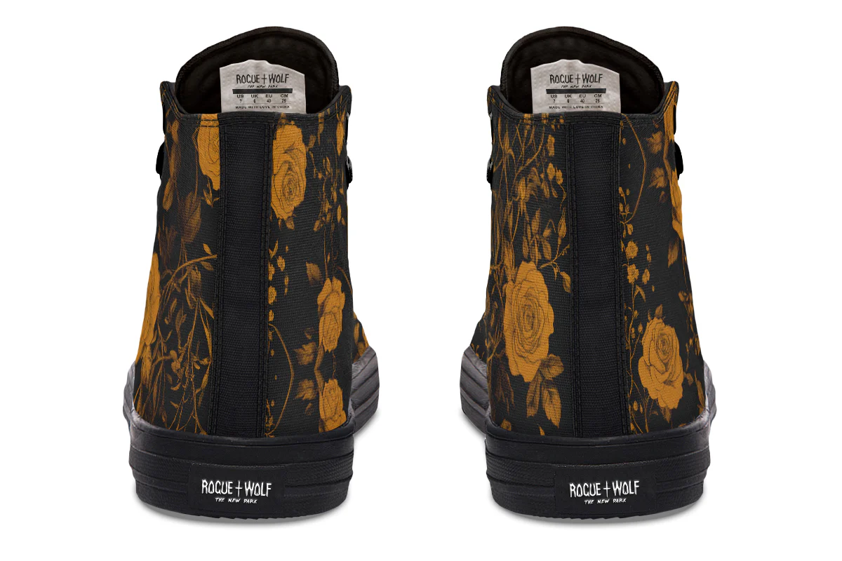 Golden Rose Romance High Tops - Image 8