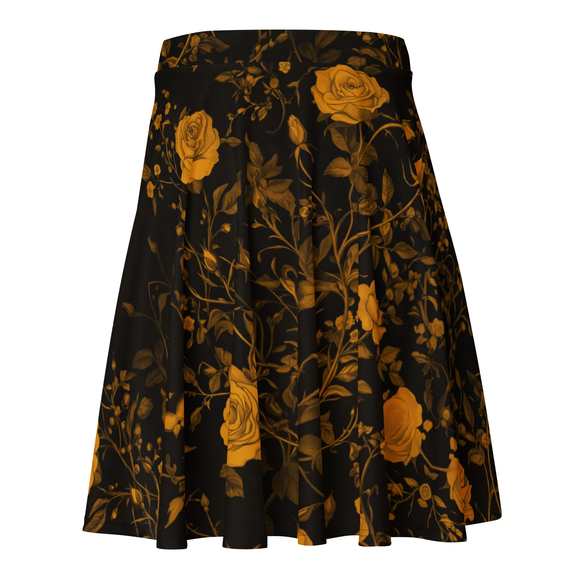Golden Rose Romance Skater Skirt - Image 4