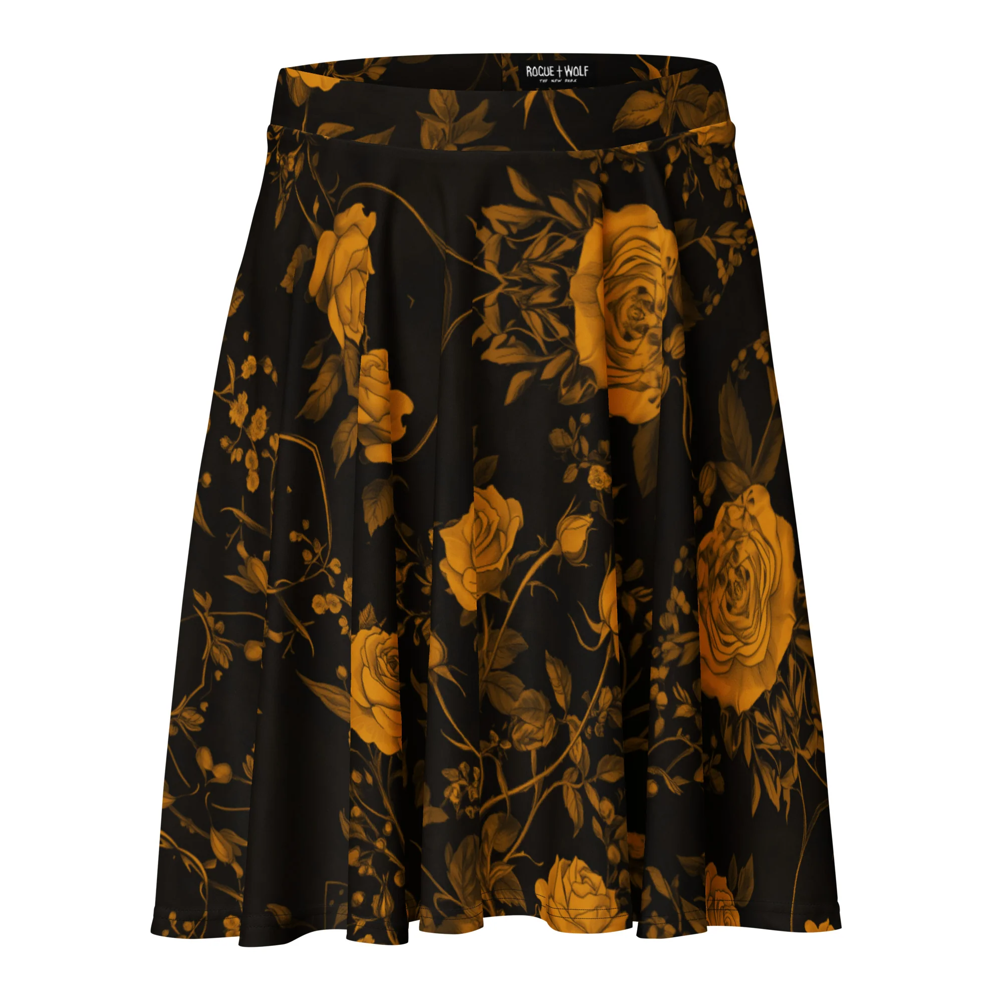 Golden Rose Romance Skater Skirt - Image 5
