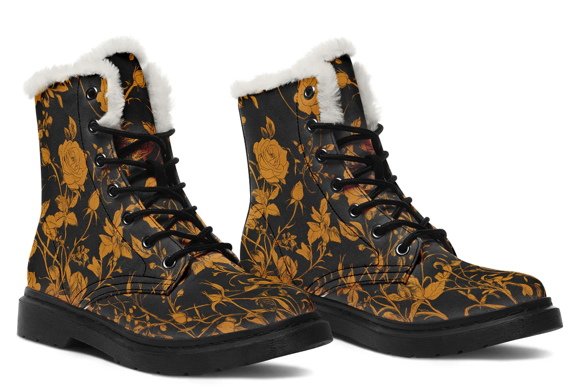 Golden Rose Romance Winter Boots - Image 6