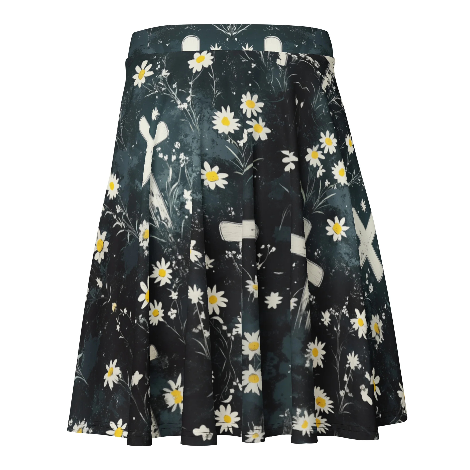 Graveyard Bloom Skater Skirt - Image 3