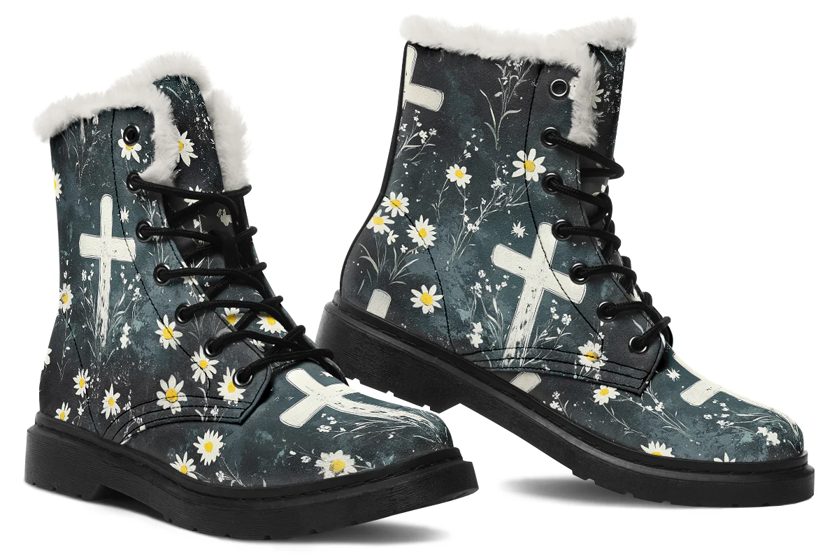 Graveyard Bloom Winter Boots - Image 5