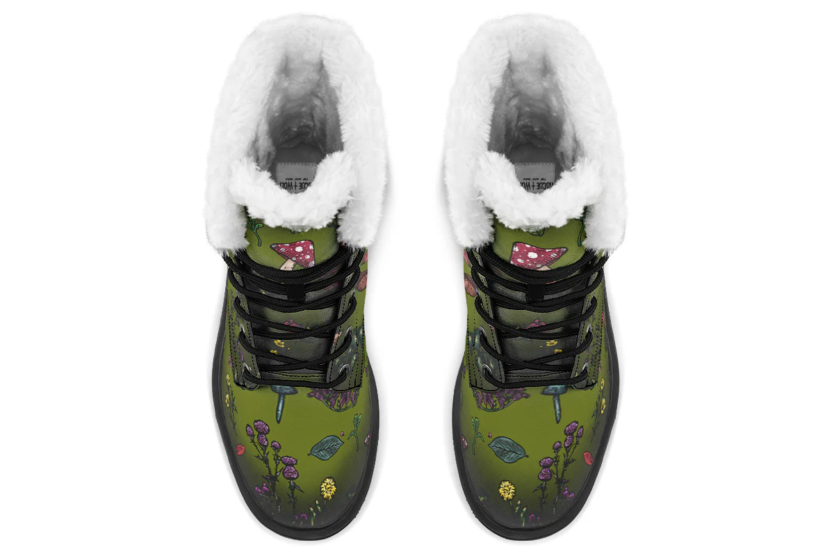 Green Herbology Platform Winter Boots - Image 8