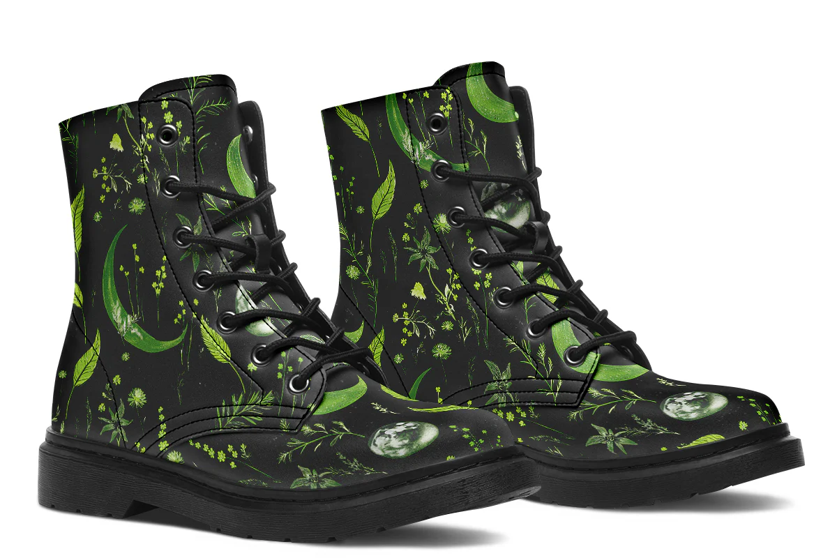 Green Moonlit Botanica Boots - Image 2