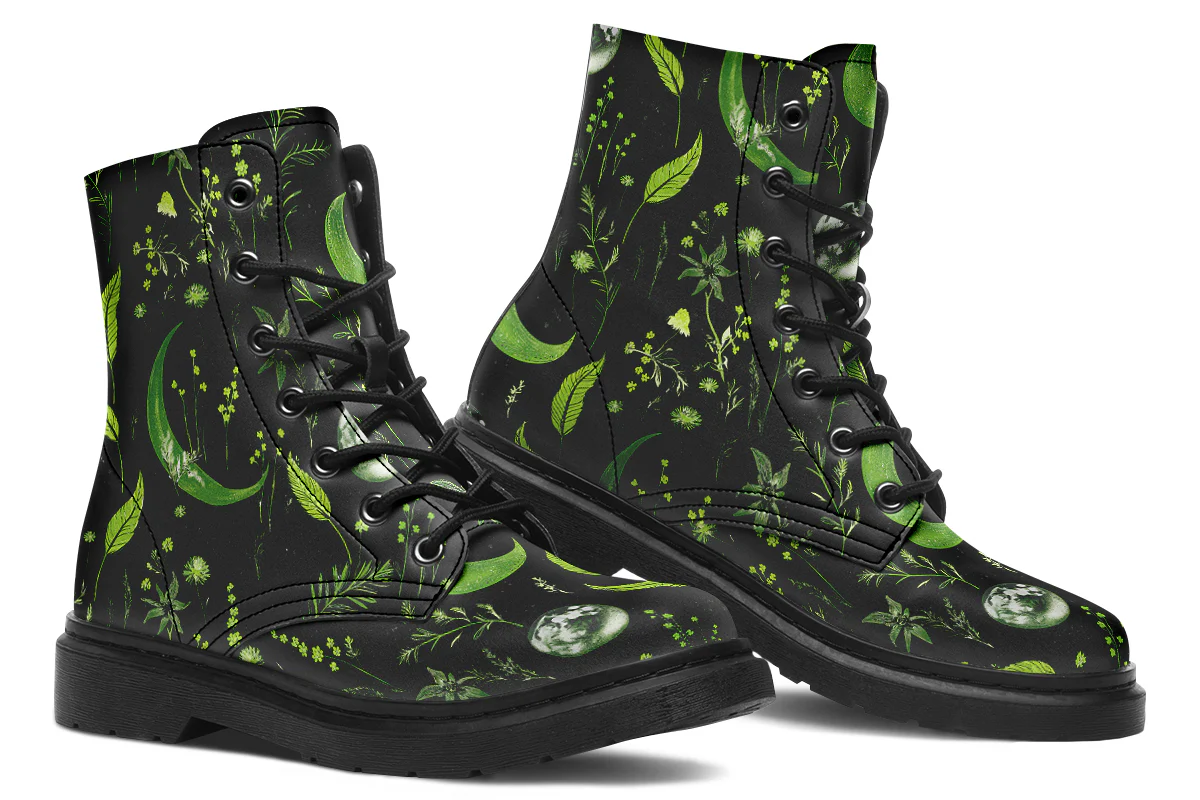 Green Moonlit Botanica Boots - Image 5