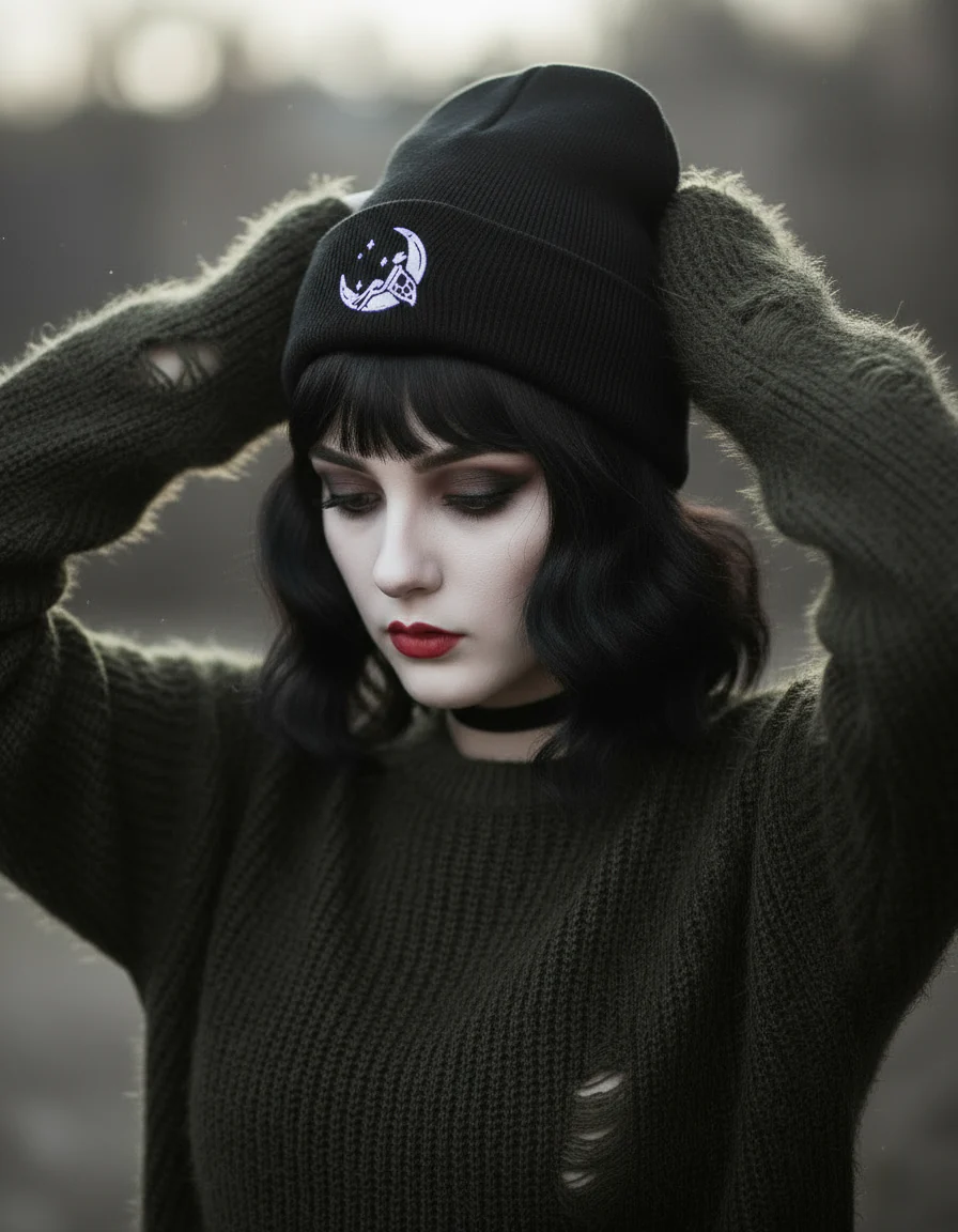 Green Witch Beanie - Image 3
