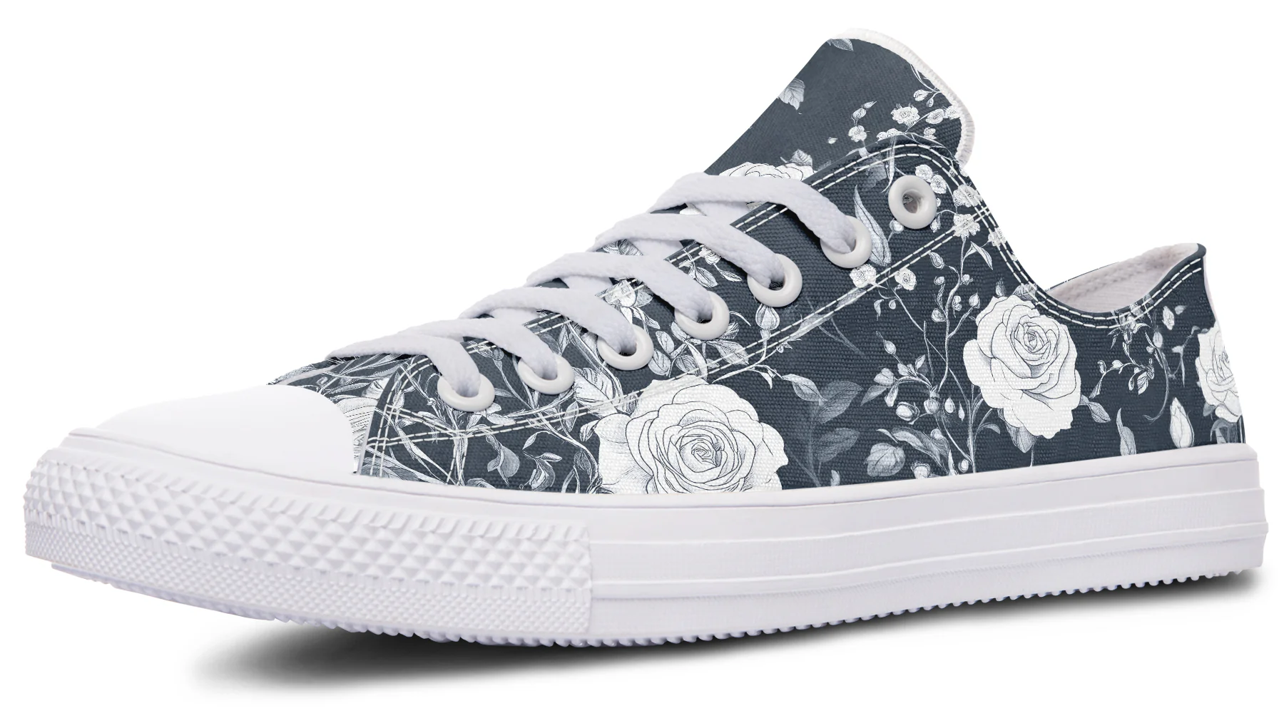 Steel Rose Romance Low Tops - Image 11