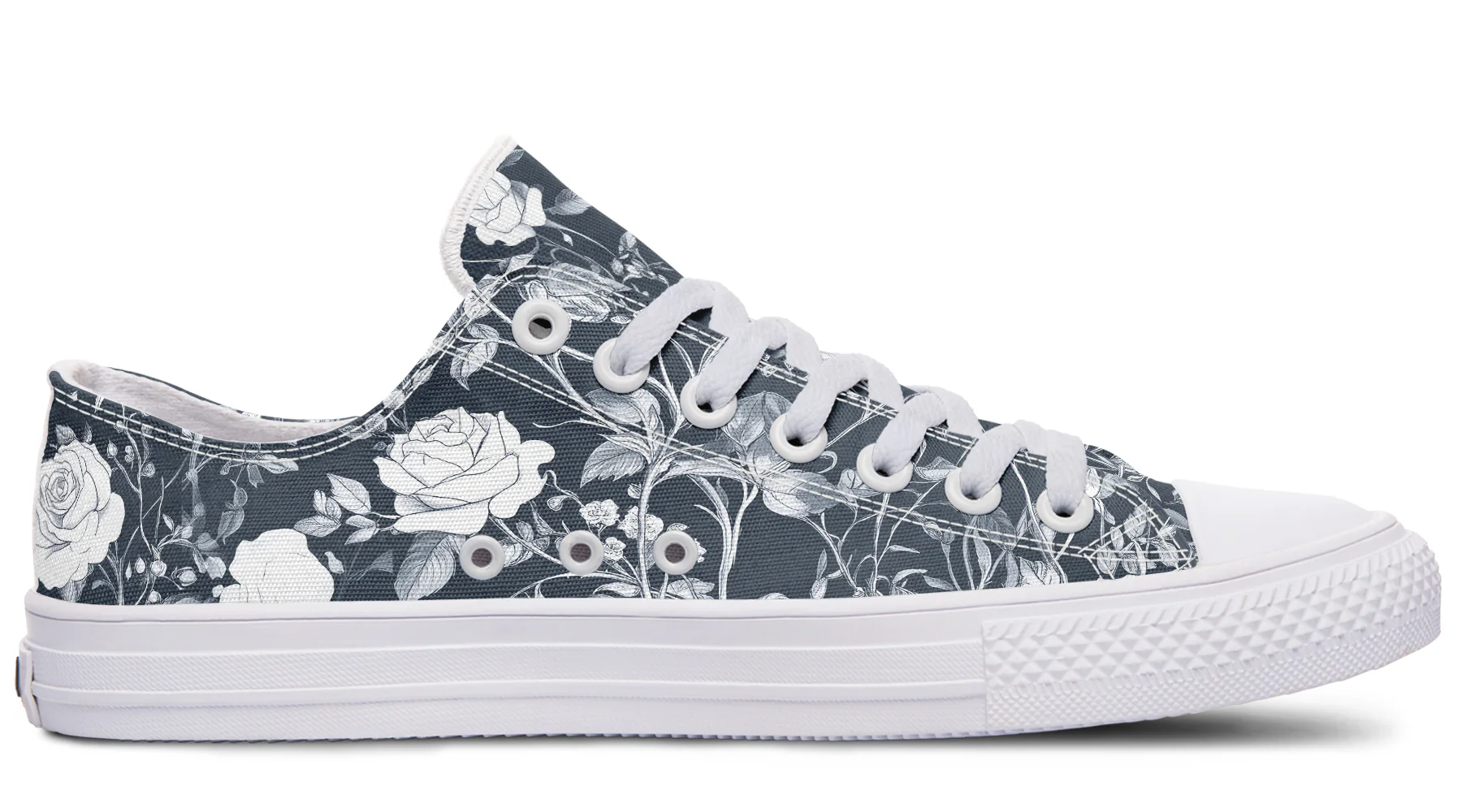 Steel Rose Romance Low Tops - Image 12