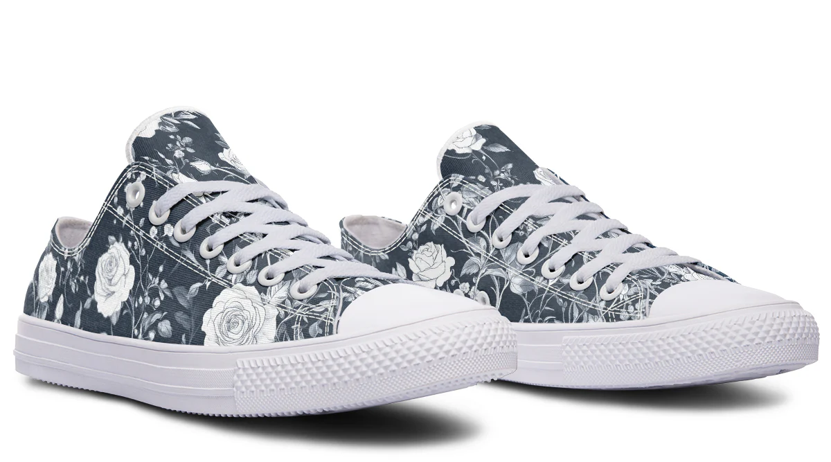 Steel Rose Romance Low Tops - Image 13
