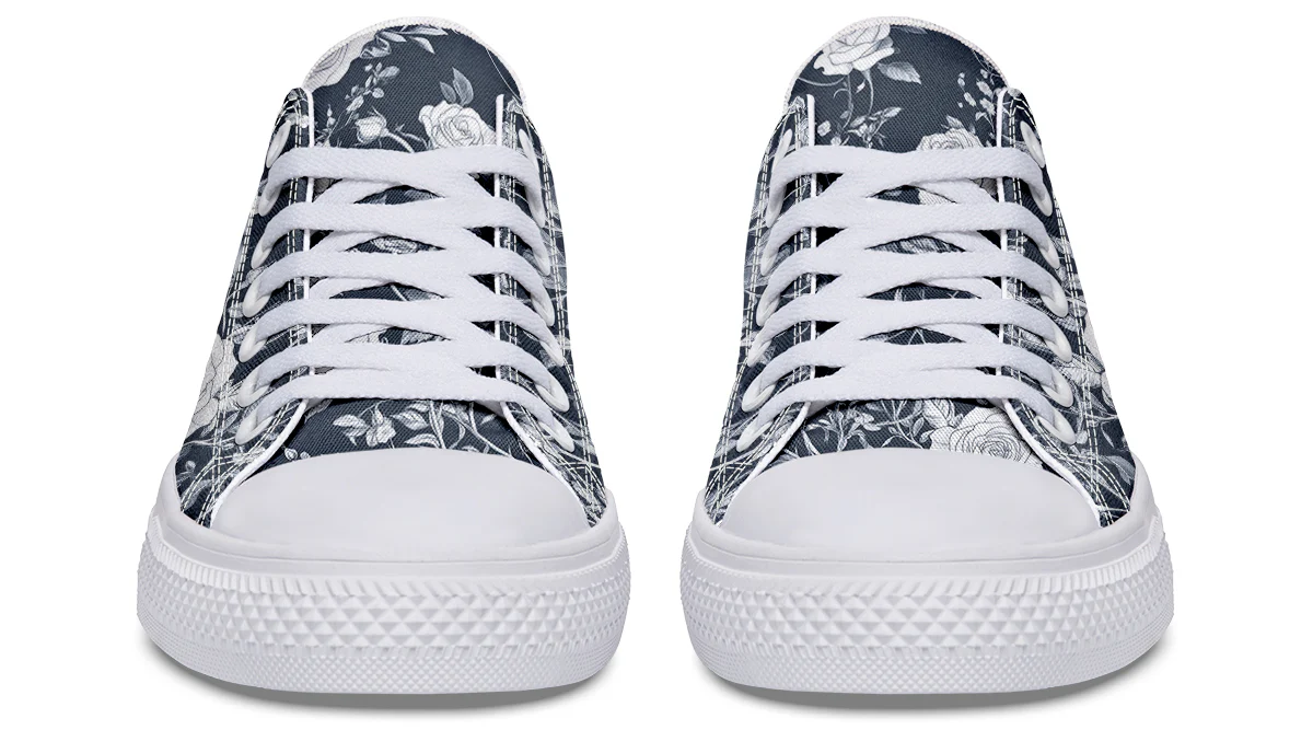 Steel Rose Romance Low Tops - Image 15