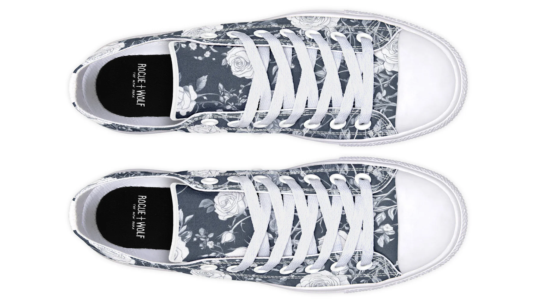 Steel Rose Romance Low Tops - Image 18