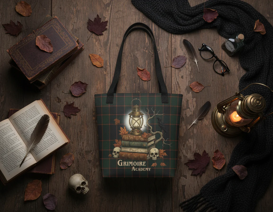 Grimoire Academy Tote Bag - Image 5