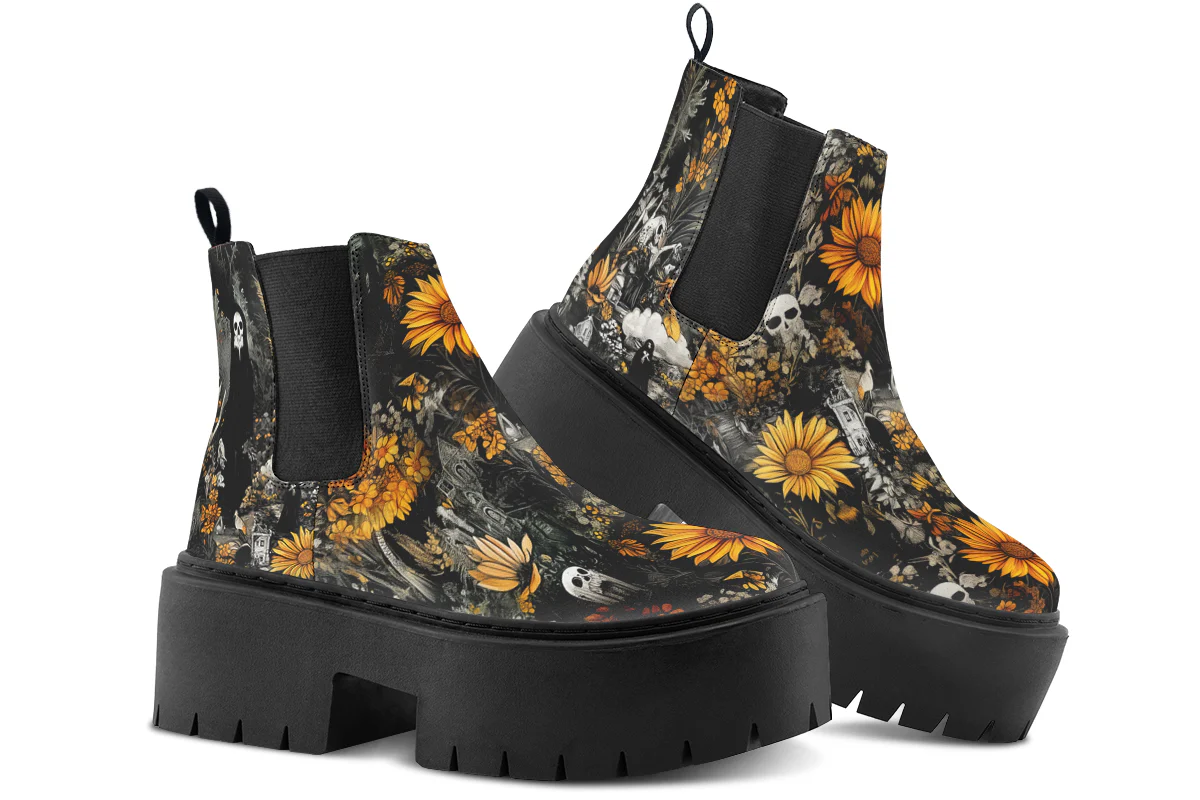 Grim’s Harvest Platform Chelsea Boots - Image 4
