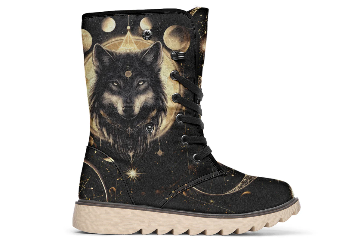 Guardian Wolf Fold Over Winter Boots - Image 2