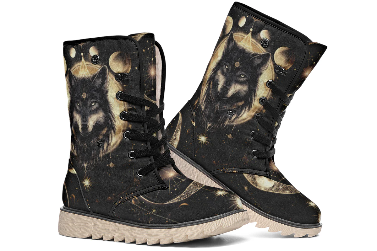 Guardian Wolf Fold Over Winter Boots - Image 7