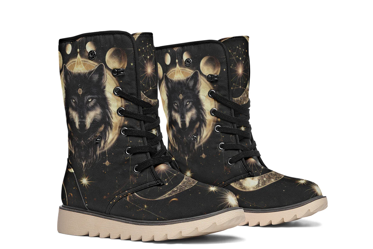 Guardian Wolf Fold Over Winter Boots - Image 8