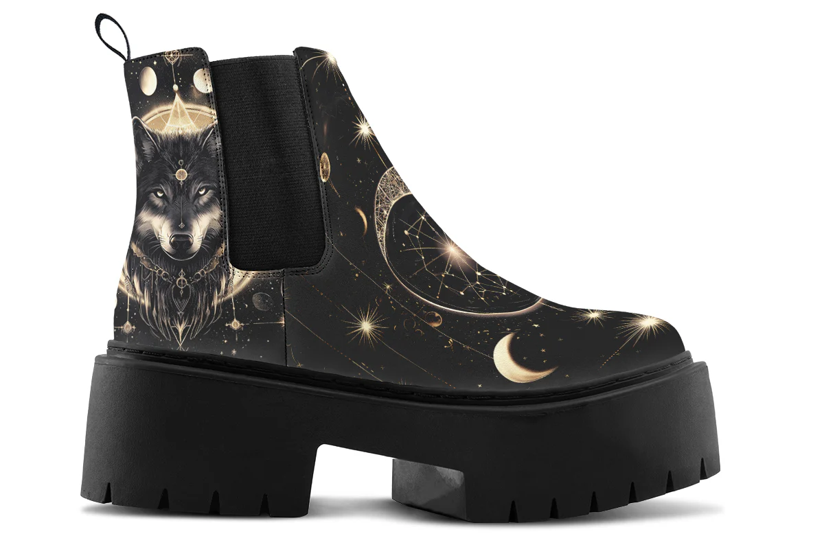 Guardian Wolf Platform Chelsea Boots - Image 2