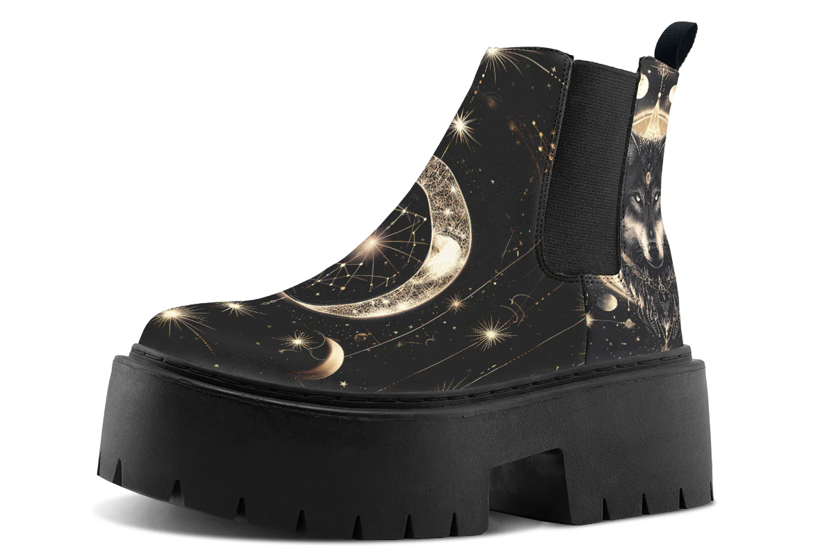 Guardian Wolf Platform Chelsea Boots - Image 3