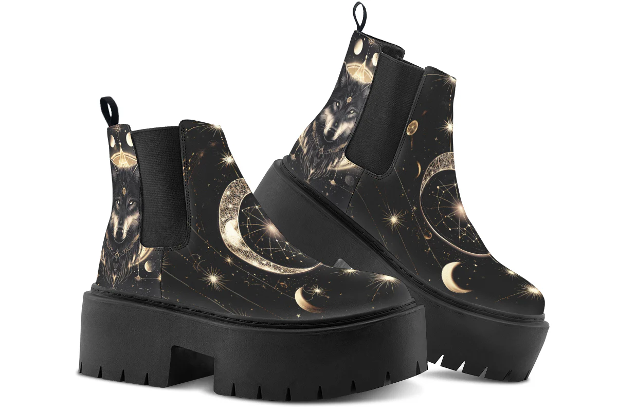 Guardian Wolf Platform Chelsea Boots - Image 4