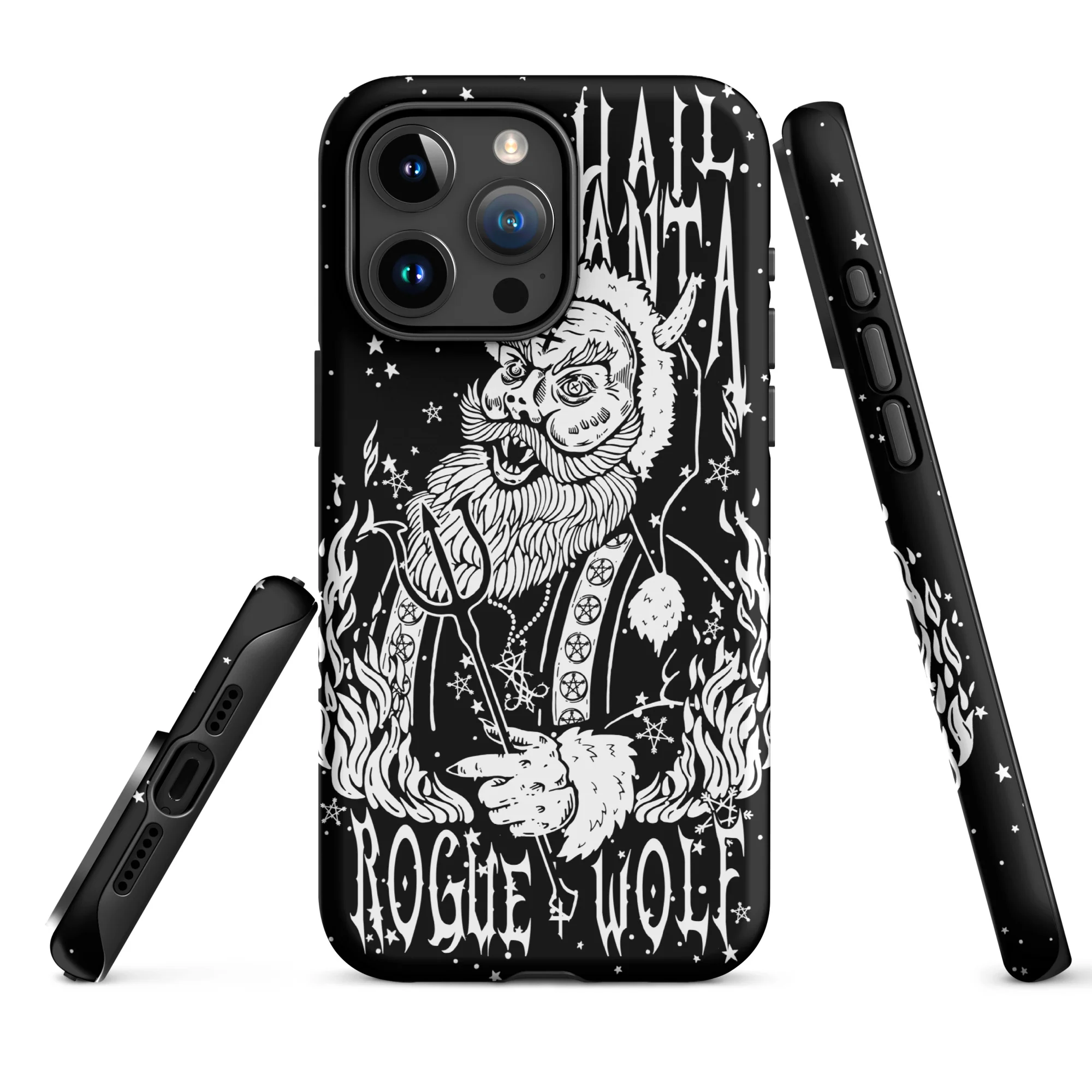 Hail Santa Tough Phone Case for iPhone - Image 3