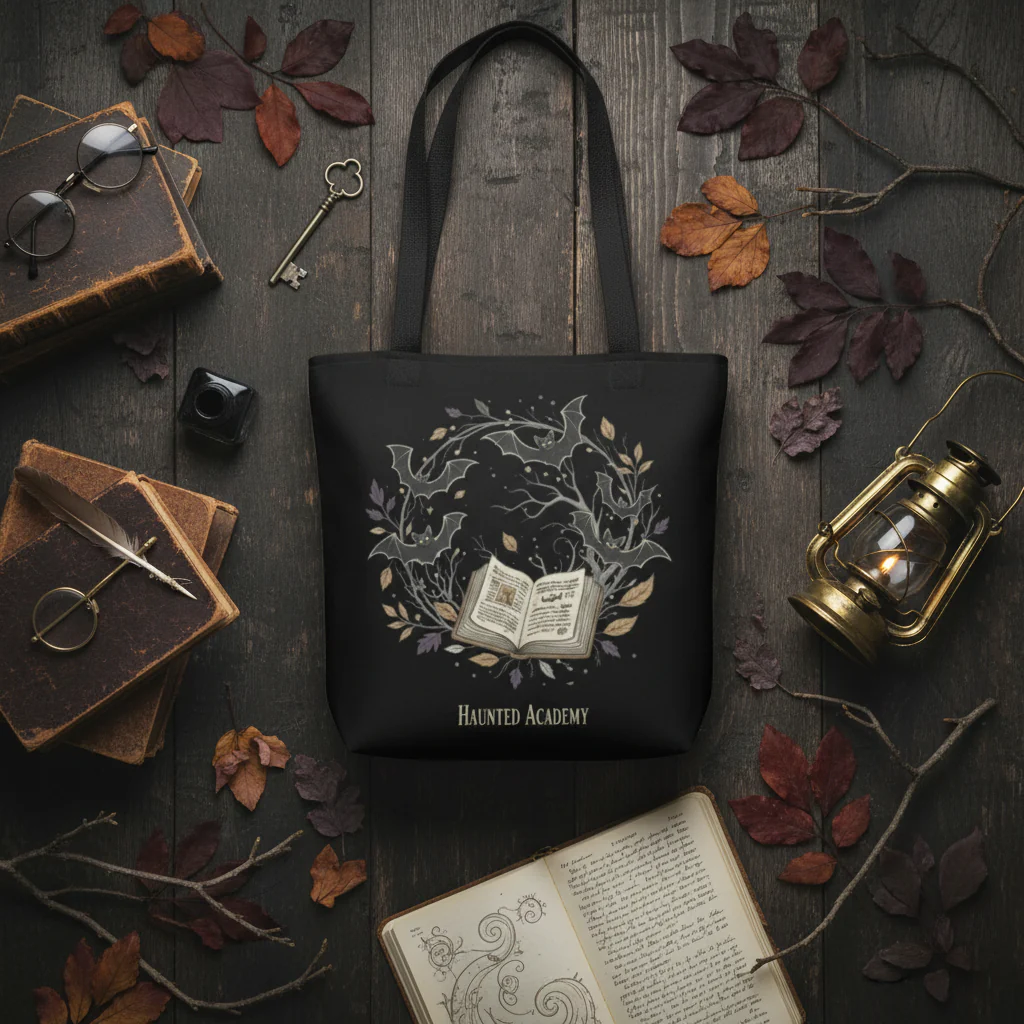 Haunted Academy Tote Bag - Image 3