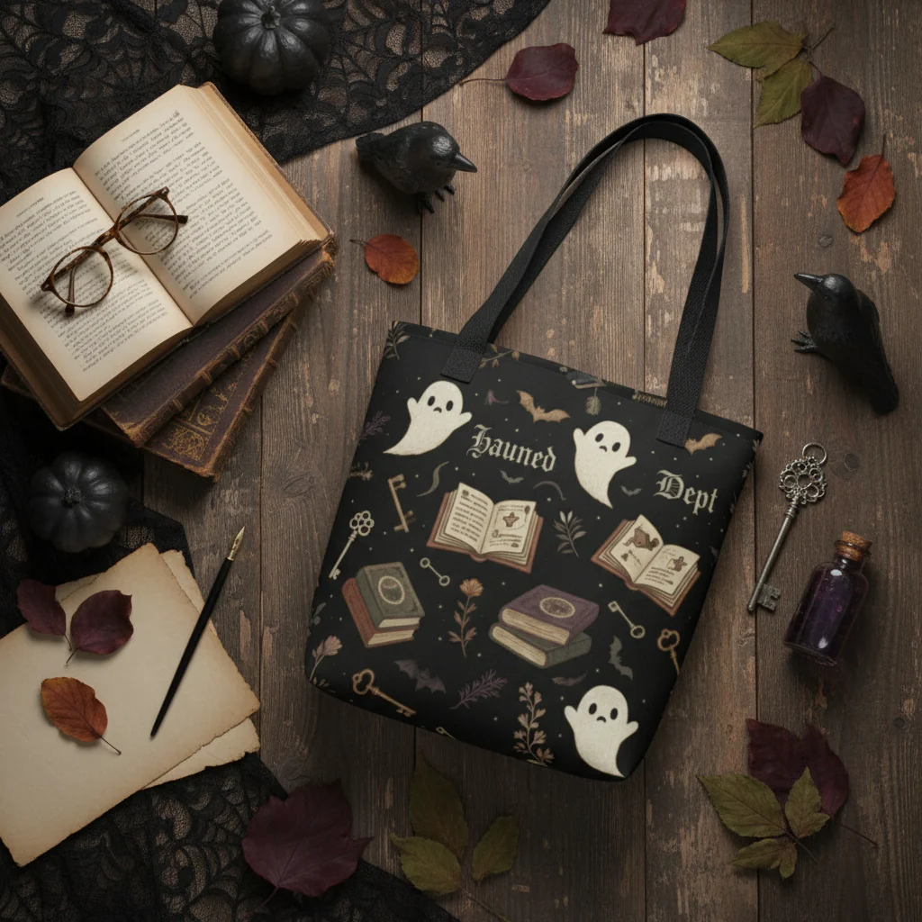 Haunted Dept Tote Bag - Image 3