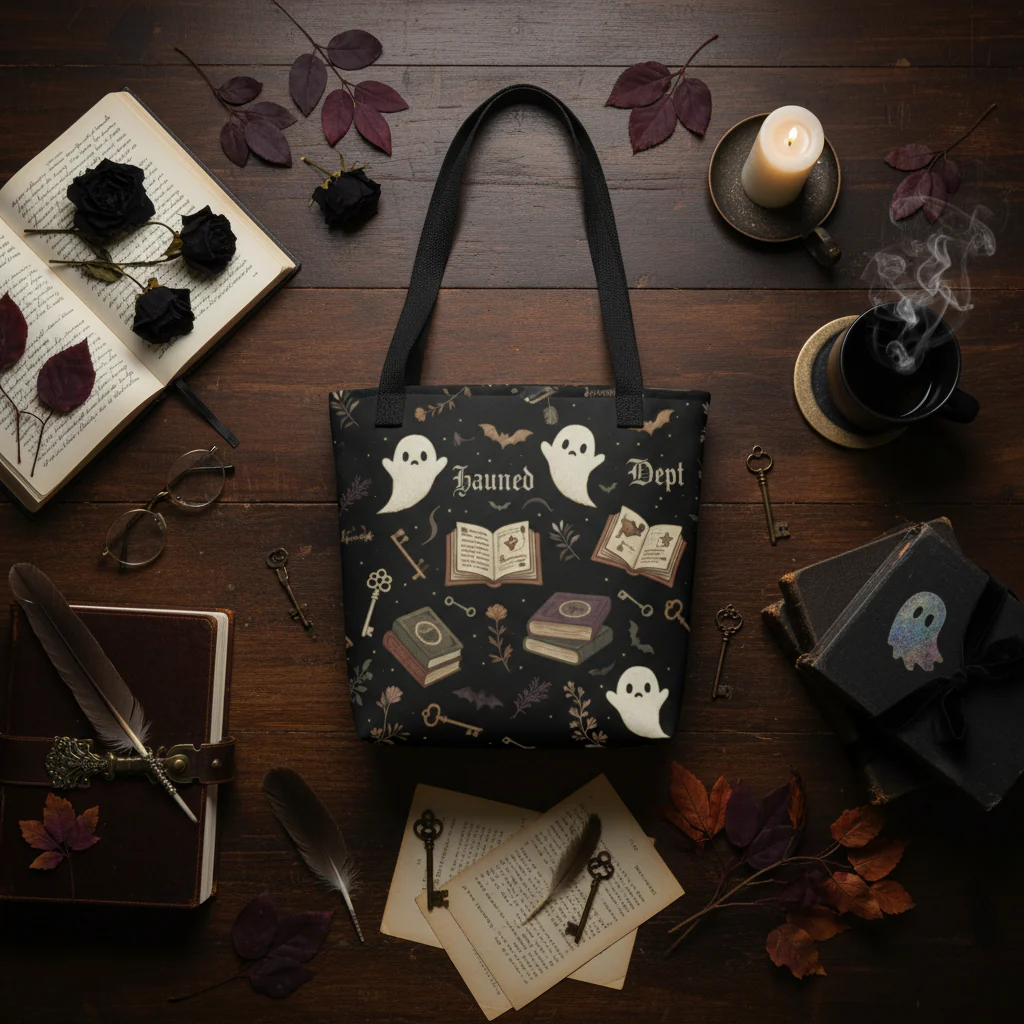 Haunted Dept Tote Bag - Image 5
