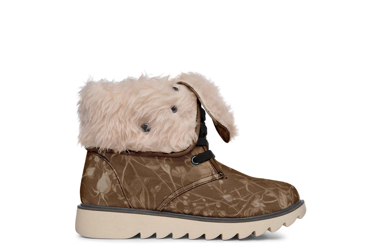 Hazel Rose Romance Fold Over Winter Boots - Image 10