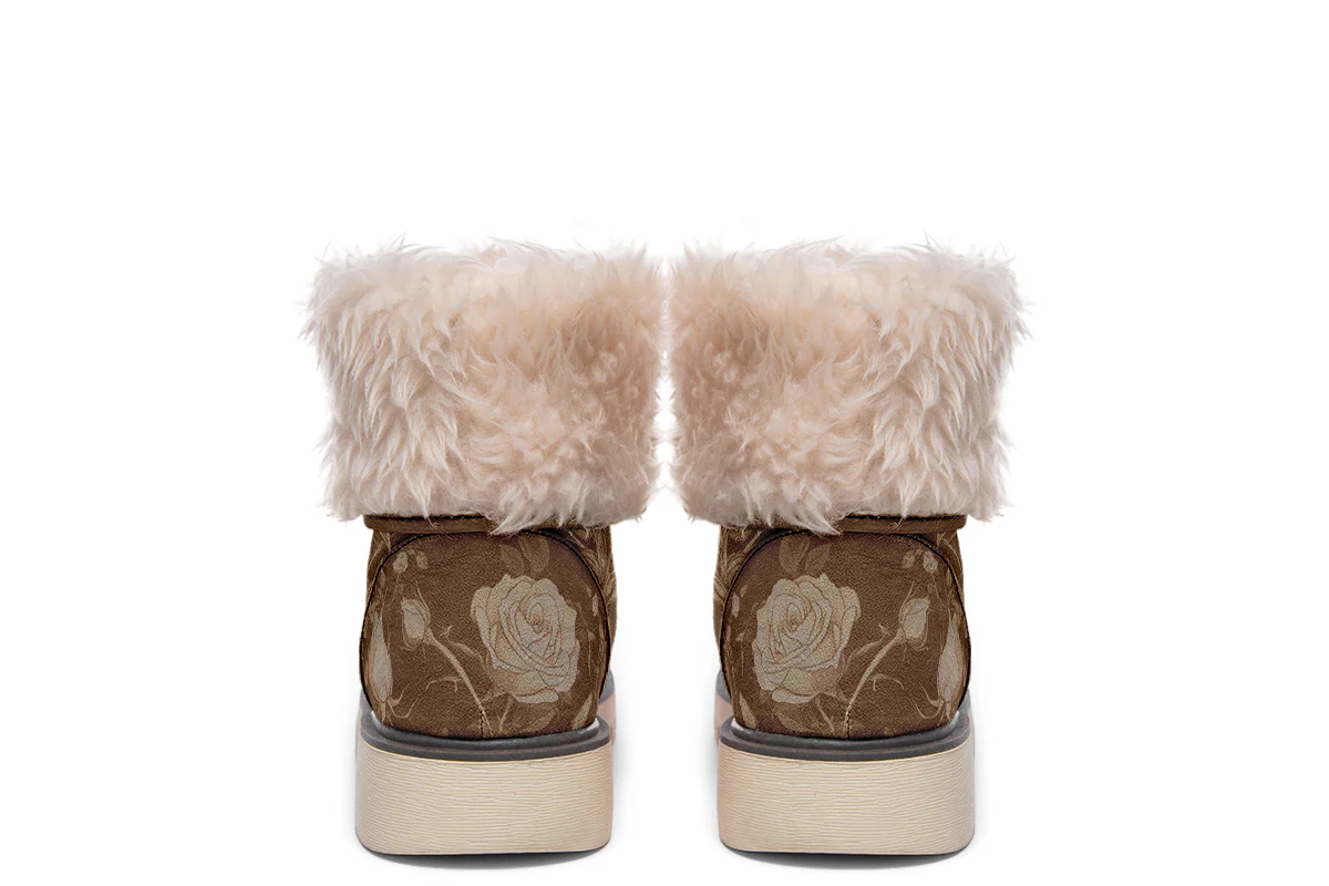 Hazel Rose Romance Fold Over Winter Boots - Image 13