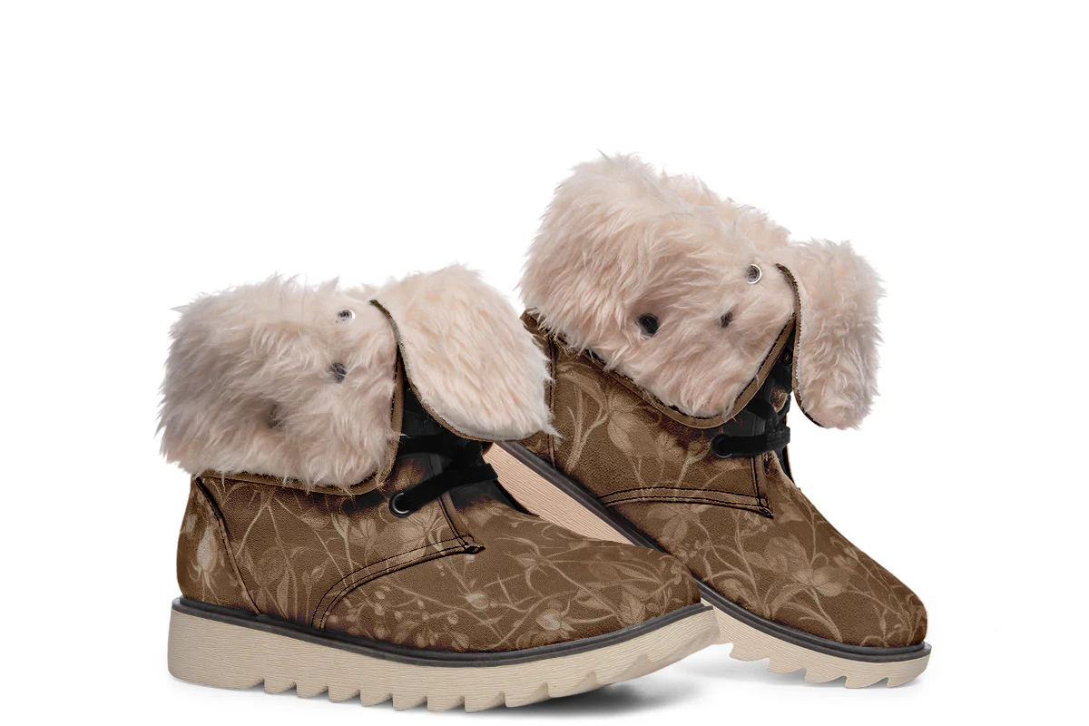Hazel Rose Romance Fold Over Winter Boots - Image 15