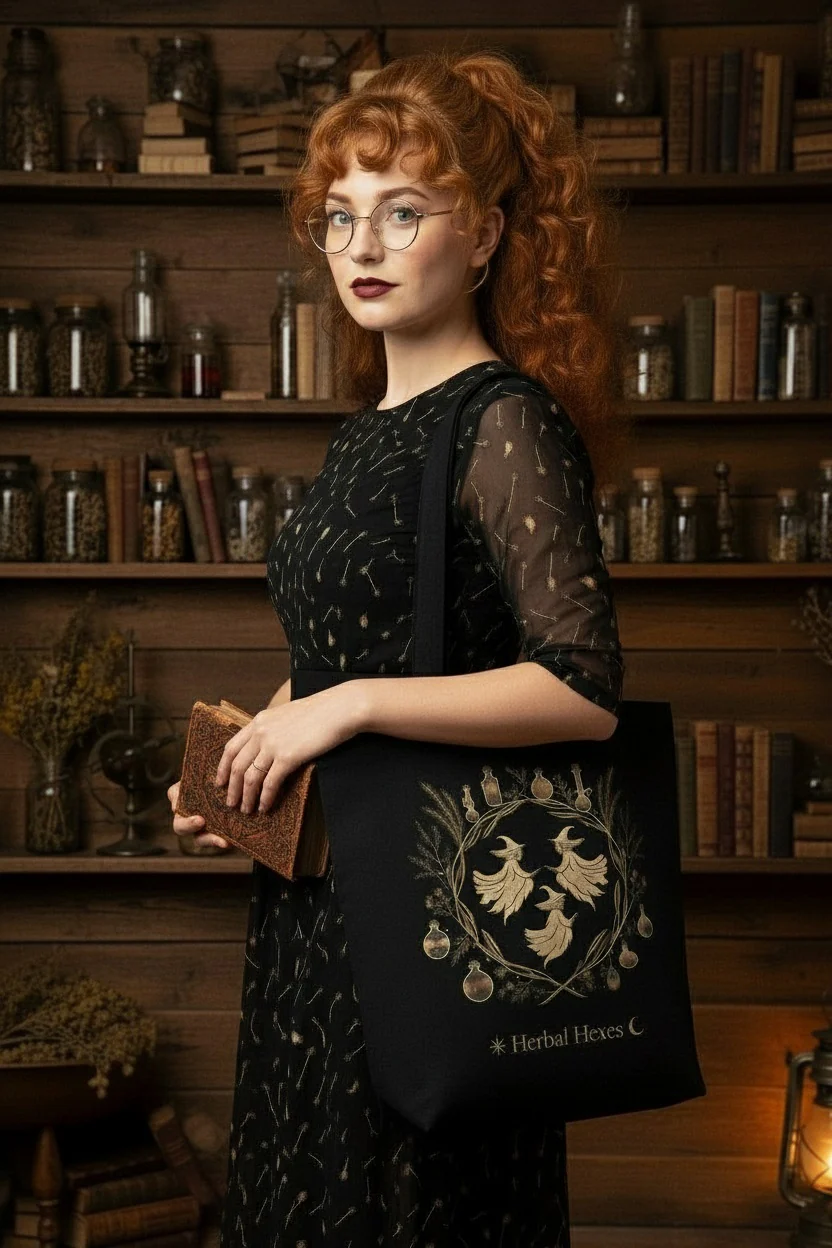Herbal Hexes Tote Bag - Image 3