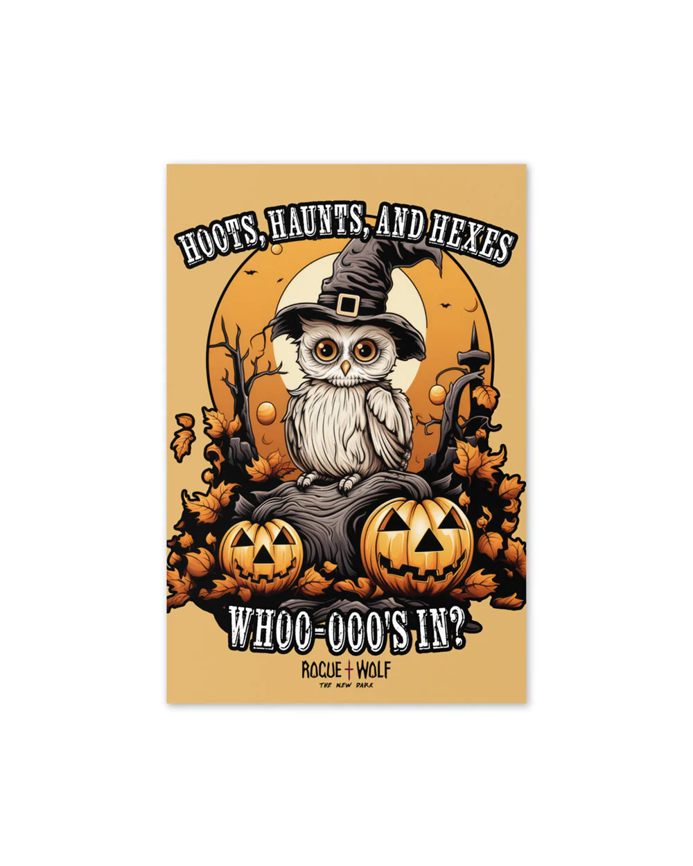 Hoots, Haunts, and Hexes Greeting Card - Image 3