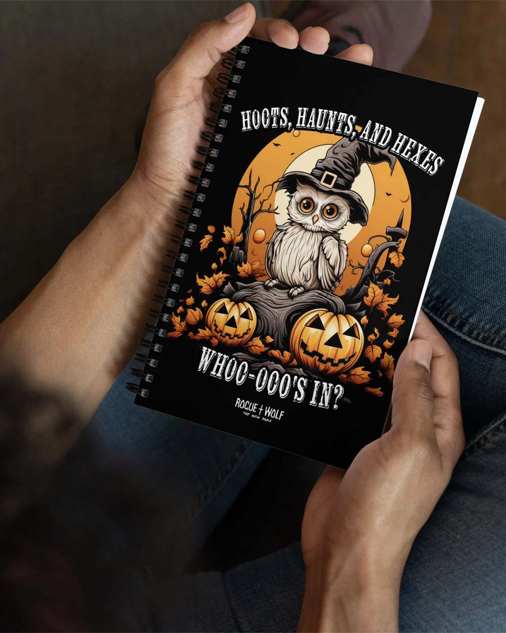 Hoots, Haunts, and Hexes Spiral Notebook - Image 5