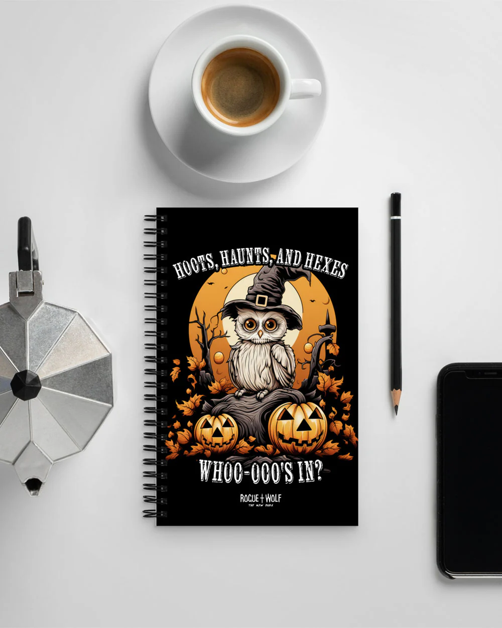 Hoots, Haunts, and Hexes Spiral Notebook - Image 6